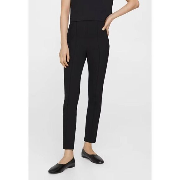 Theory Slim Pants in Stretch Cotton 6 - Picture 1 of 10